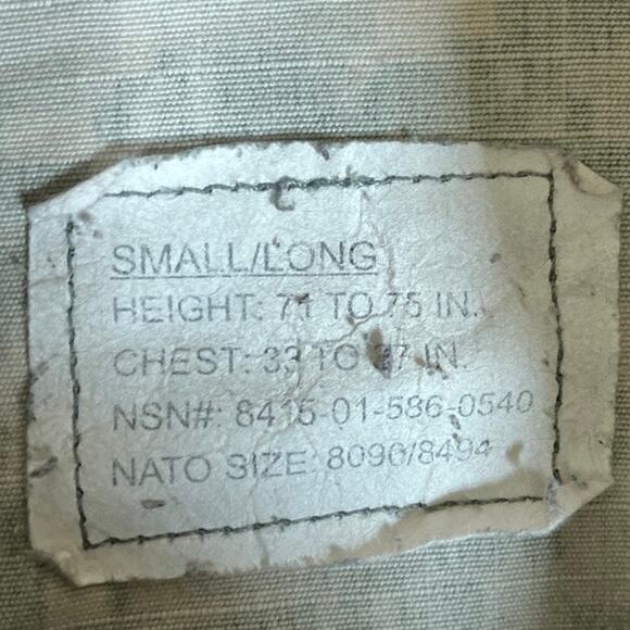 Army Combat Mens Coat ACU Green Camouflage UCP Uniform Digicam Small Long - Picture 6 of 13